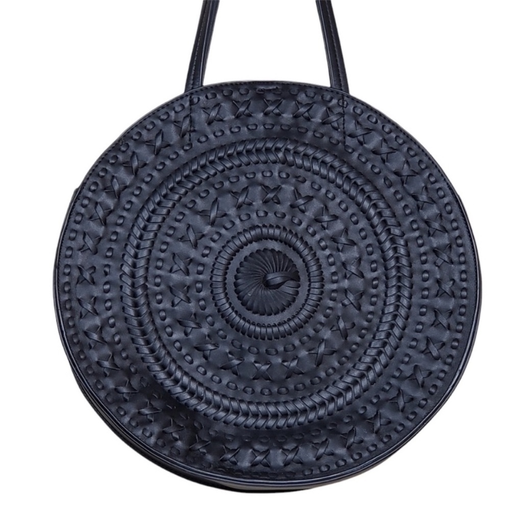 Kelsey Woven Circle Bag